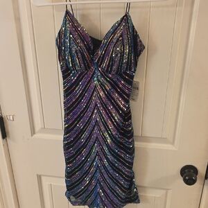 Windsor Vibrant Sequin Mini Dress